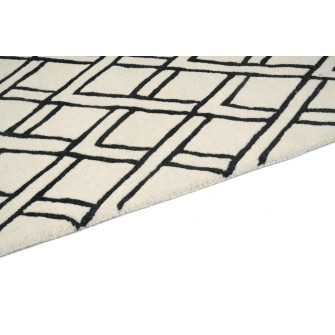 Alfombra BROOKLYN BLACK (Colección Hecha a Mano)